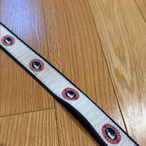 Nantucket Basin White and Navy  Belt